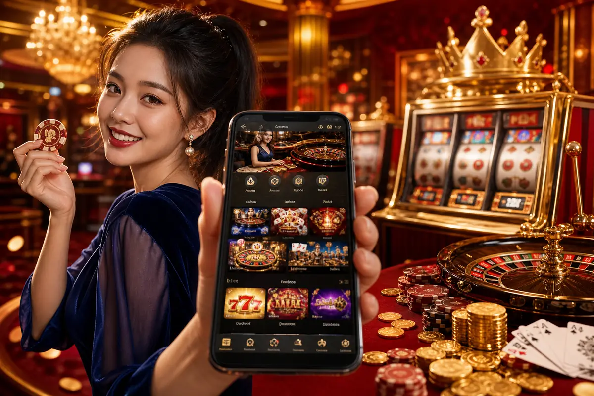 gemebet Casino suasana live baccarat malam